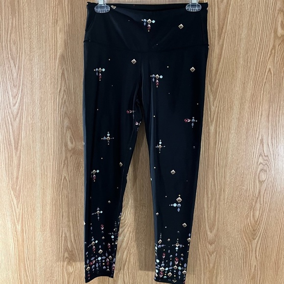 VS Sport Bedazzled Black with Jewels Leggings - Picture 3 of 6